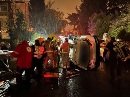  قتيلان إسرائيليان في حادثة سير بالقدس.